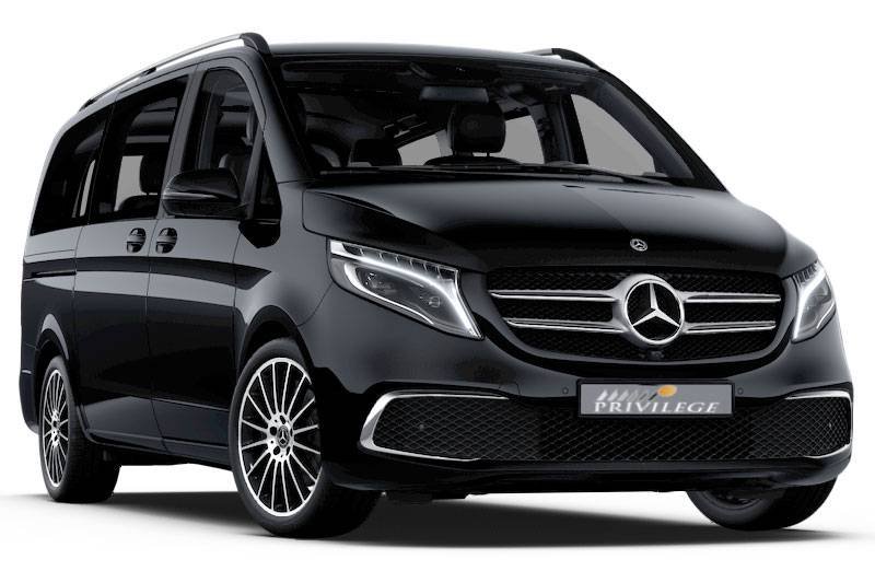 mercedes v class chauffeur car hire in dubai