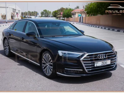 audi car rent with driver in dubai