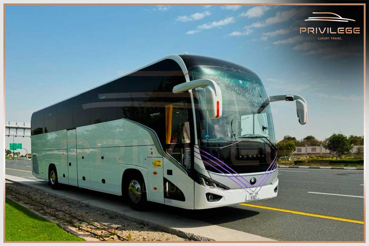 luxury bus rental in dubai