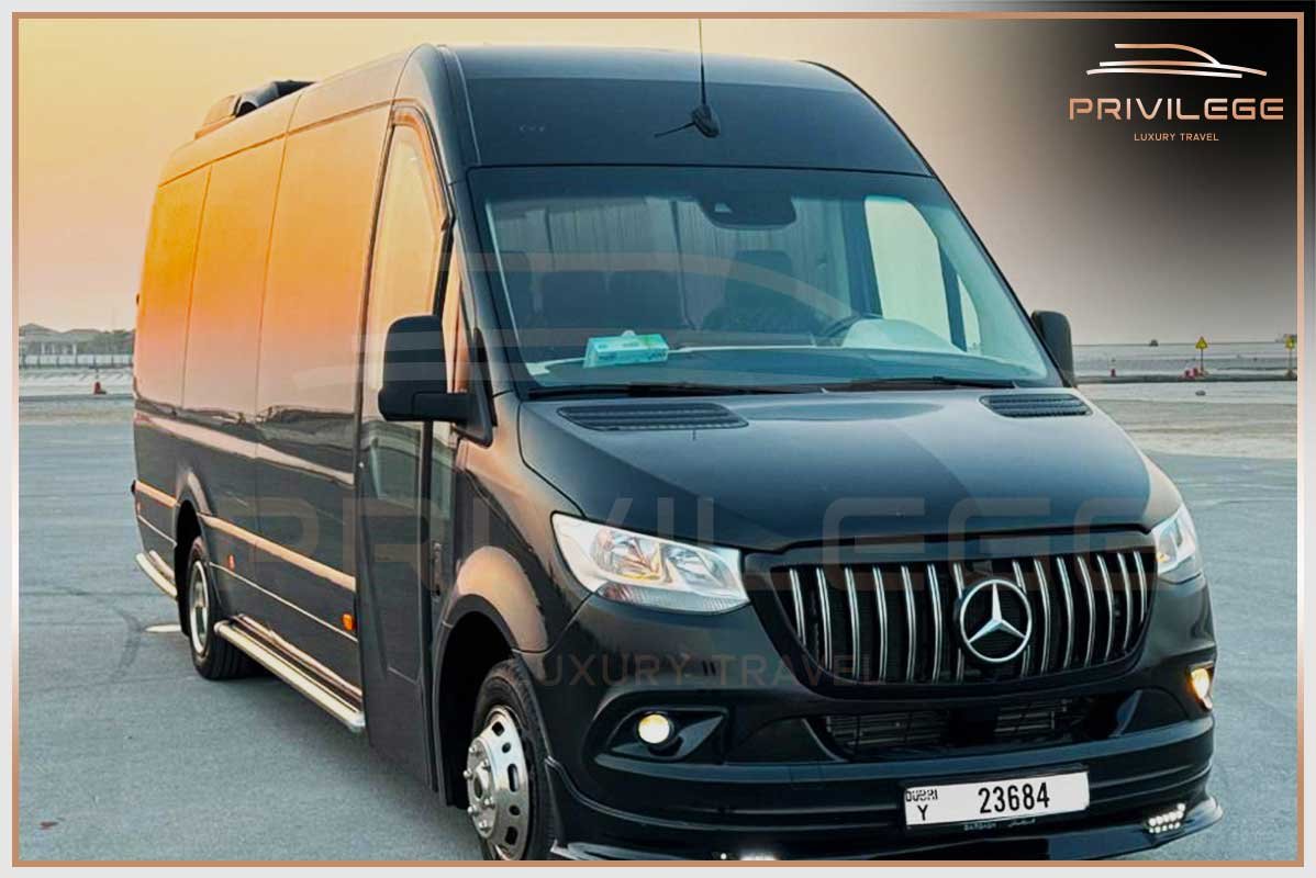 luxury van rental dubai