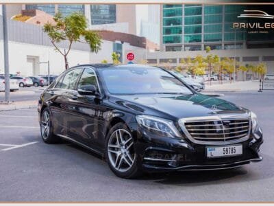 mercedes s class chauffeur car hire in dubai