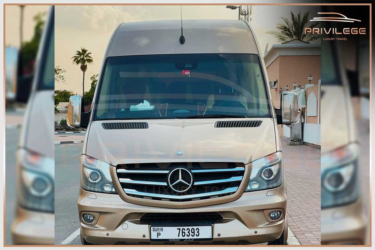 mercedes sprinter luxury van rent dubai