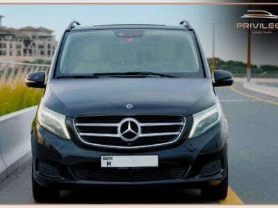 mercedes v class hire with driver