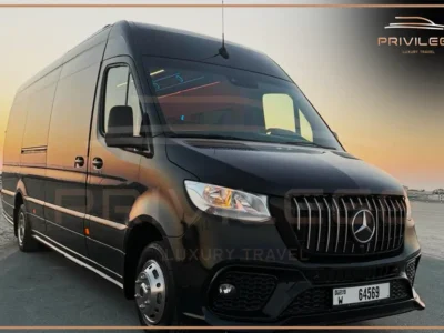 mercedes sprinter business class 16 seater rent in dubai